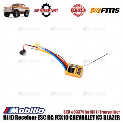 FMS Part #C3374 R11D Receiver ESC for MG11 Transmitter