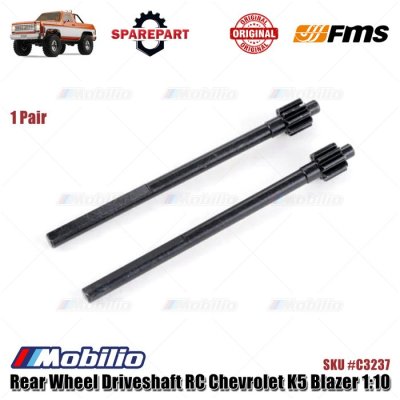 FMS Part #C3237 Rear Wheel Driveshaft 1 Pair RC FCX10