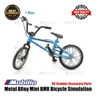 Metal Alloy Mini BMX Bicycle Sepeda Simulation RC Crawler Accessories