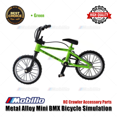 Metal Alloy Mini BMX Bicycle Sepeda Simulation RC Crawler Accessories