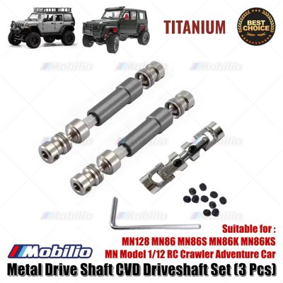 Upgrade Kopel Metal Drive Shaft CVD Driveshaft Set MN128 MN86 MN86S MN86K MN86KS MN Model 1/12 RC Crawler Adventure Car