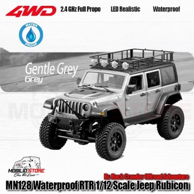 MN128 RTR 1/12 Scale Jeep Rubicon RC Rock Crawler Offroad Adventure