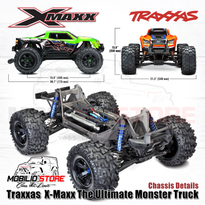 Traxxas X-Maxx 1/6 Monster Truck 8s Brushless 2.4GHz RTR 4WD TQI