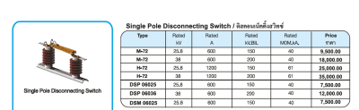 DISCONNECTING SWITH