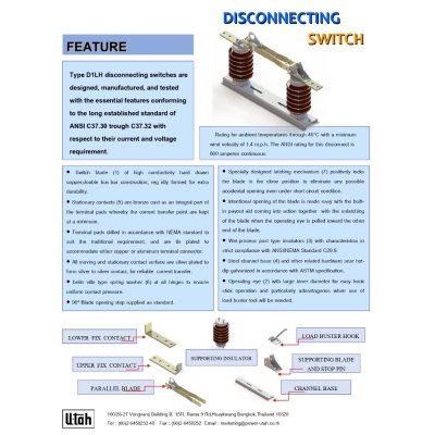 DISCONNECTING SWITH (U-TAH)