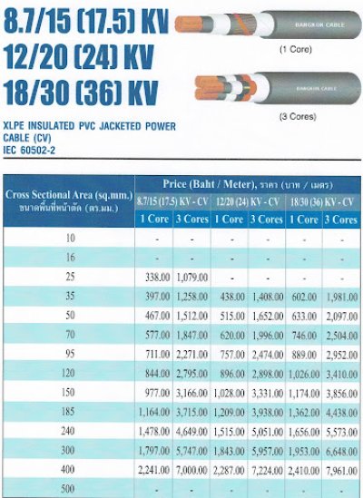 XLPE 12/20 24KV
