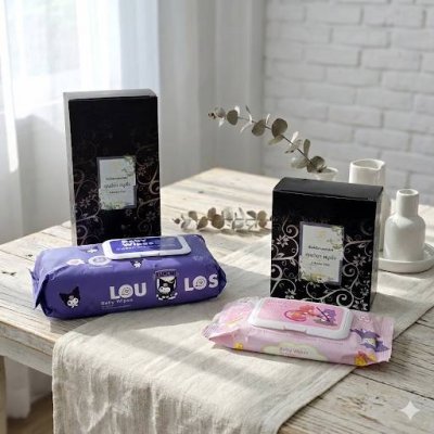 ของชำร่วยงานศพทิชชูเปียก - ทอชชูแห้ง พร้อมกล่อง