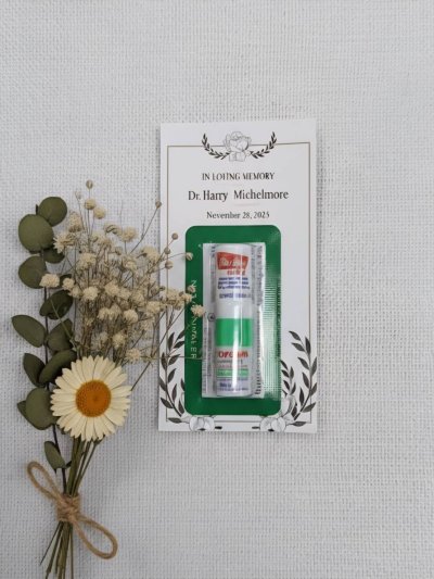 ยาดมโป๊ยเซียนพร้อมการ์ดรอง