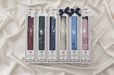 ร่มกัน UV 2 พับ  พร้อมกล่อง พร้อมป้ายชื่อ