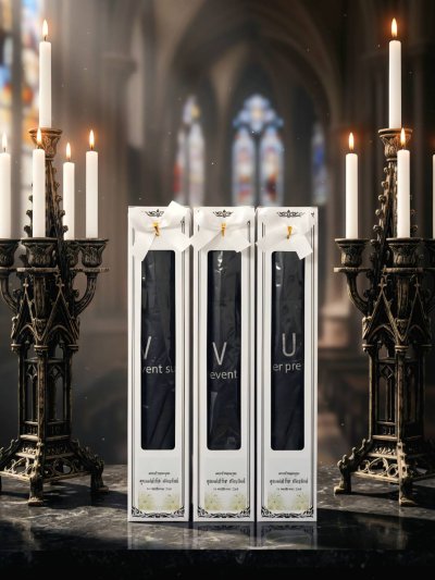 ร่มกัน UV 2 พับ  พร้อมกล่อง พร้อมป้ายชื่อ