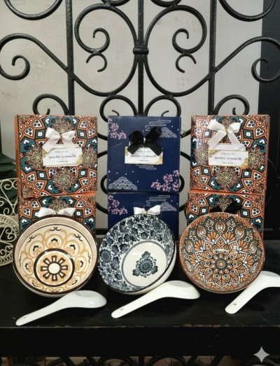 ถ้วยน้ำซุปพร้อมช้อน ใส่กล่อง