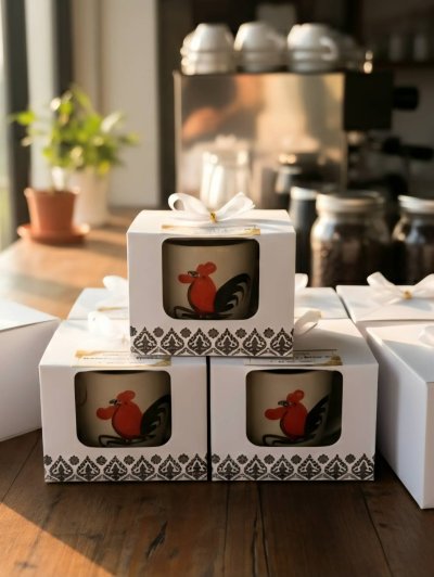 ถ้วยน้ำซุปตราไก่ พร้อมกล่อง