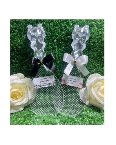 ทัพพีพลาสติกใส 300 ชิ้นขึ้นไป 15 บาท