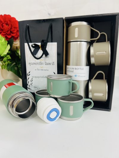 แก้วเยติสุญญากาศเก็บความเย็น-ร้อนพร้อมแก้ว