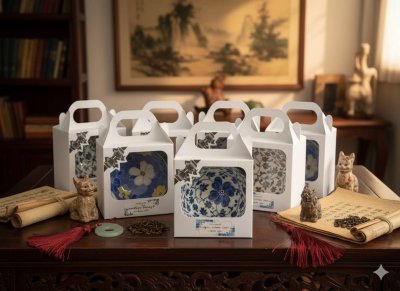 ถ้วยน้ำซุปคละลาย พร้อมกล่อง