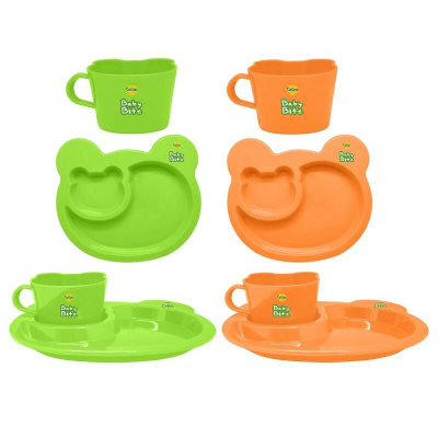 Doso Baby Bite plastic cup tray set