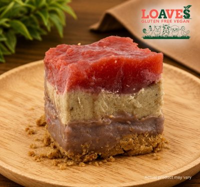 Brownie Strawberry Crumble | ✅ Sugar Free Gluten Free Vegan | ~115g