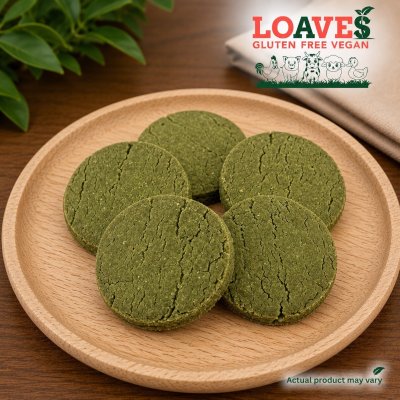 Premium Matcha Shortbread | Soy-Free, Gluten-Free Vegan | ~68g