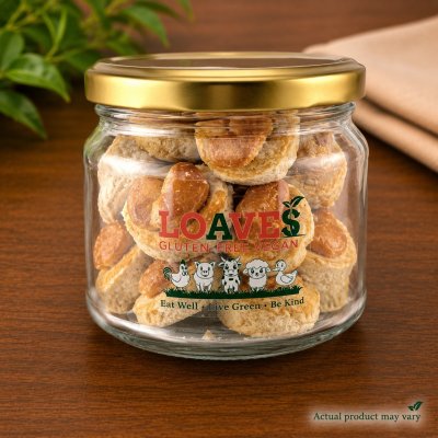 Singapore-Style Cashew Cookies - Sea Salt Sesame *Unsweetened I Soy-Free,Gluten-Free Vegan I 150g
