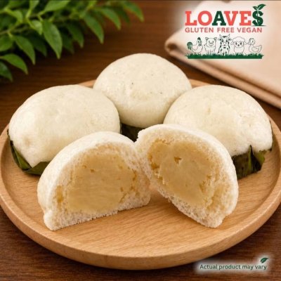 Moon Lotus LOAVES Bao Set of 4Pcs.*Sugar-Free I SF,NF, Gluten-Free Vegan I 230g