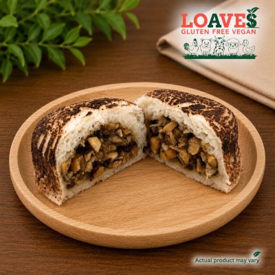 Maitake-Shitake LOAVES Bao I Nut-Free, Gluten-Free Vegan I 100g