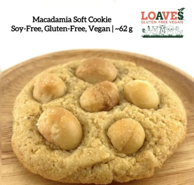 Macadamia Cookie (No Soy, Gluten Free, Vegan) I 62g