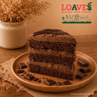 Belgian Chocolate Cake | Nut-Free, Gluten-Free Vegan | ~180G