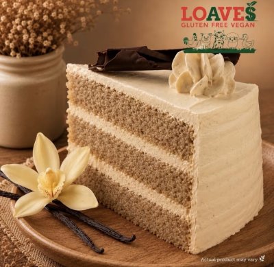 Madagascar Vanilla Bean Cake | Nut-Free, Gluten-Free Vegan | ~185 g