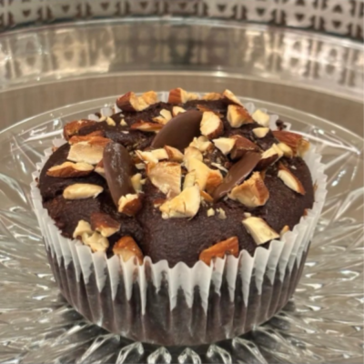 Passionfruit Chocolate Chia Muffin – Vegan, Gluten-Free, and J (Plant-Based Thai Buddhist Style)