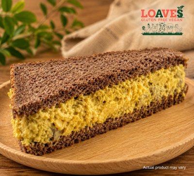 Organic Red Quinoa Bread Sandwich With "Vegan  Scrambled Egg" High Protein I Gluten-Free Vegan I 230g