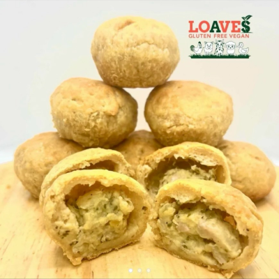 Whole Grain Bread With Pink Salt, Vegan Tuna Filling