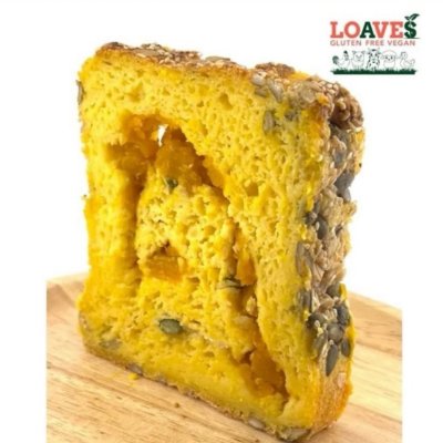 Golden and Seeds Wholesome Pumpkin Loaf