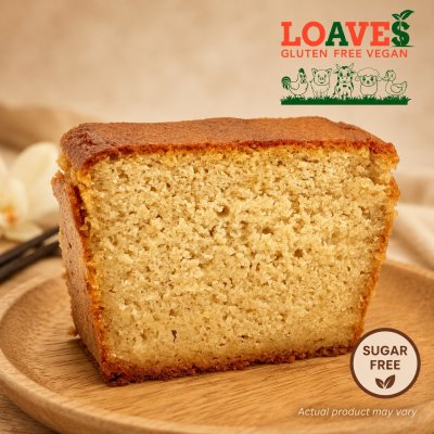 Vanilla Butter Loaf I Sugar Free I Gluten-Free Vegan I 130g