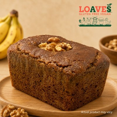 "Rich Walnut" Banana Bread I Soy-Free, Gluten-Free Vegan I 155g