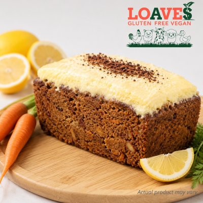 "Organic Carrot" Cake With Lemon Cream I Gluten-Free Vegan I 160g