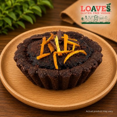 Dark Chocolate Orange Tart I Soy-Free, Gluten-Free Vegan I 70g
