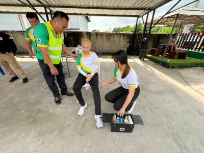 อบรมความปลอดภัยและอัคคีภัย 