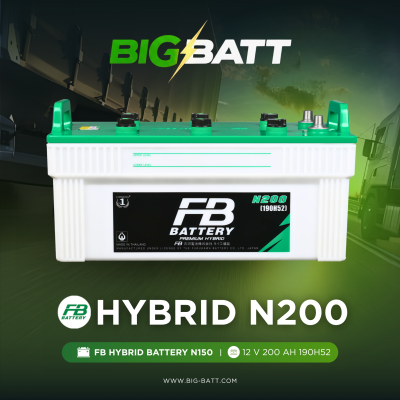 แบตเตอรี่ FB HYBRID N200 (190H52) 200Ah