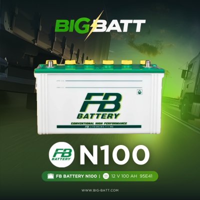 แบตเตอรี่ FB N100 (95E41R) 100Ah