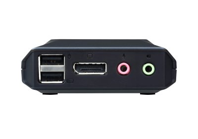 CS22DP : ATEN 2-Port USB DisplayPort Cable KVM Switch with Remote Port Selector