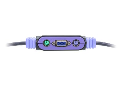 CS62A :  ATEN 2-Port PS/2 VGA/Audio Cable KVM Switch (1.2m)