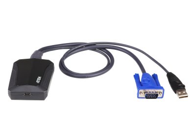 CV211 : ATEN Laptop USB KVM Console Crash Cart Adapter