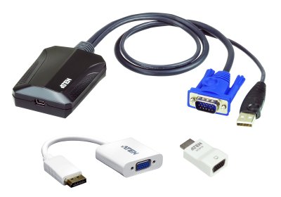 CV211CP : ATEN Laptop USB KVM Console Crash Cart Adapter IT Kit