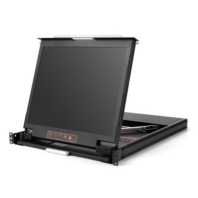 DL2932 : Kinan : 32-Port Cat5 Dual Rail LCD KVM Switch with 19" LCD