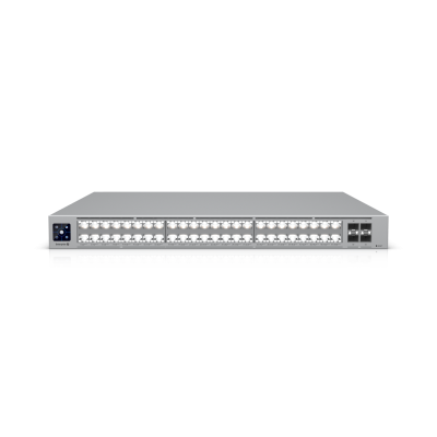 ECS-48-PoE (2150W) : Enterprise-grade 48-port, Layer 3 Etherlighting PoE+++ switch with high-capacity 10 GbE RJ45 and 25G SFP28 connections for high availability system design ECS-48-PoE (2150W) : Enterprise-grade 48-port, Layer 3 Etherlighting PoE+++ switch with high-capacity 10 GbE RJ45 and 25G SFP28 connections for high availability system design