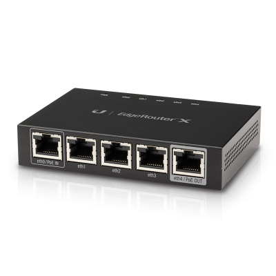 ER-X :  EdgeRouter X - Advanced Gigabit Router with PoE Passthrough ER-X :  EdgeRouter X - Advanced Gigabit Router with PoE Passthrough