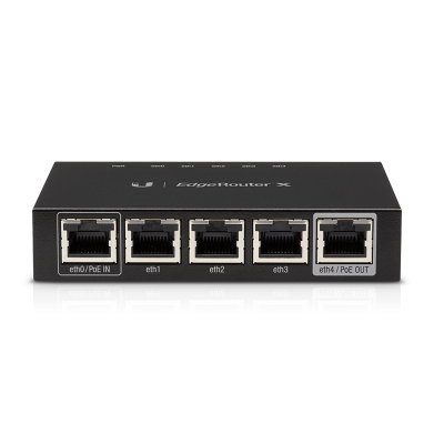 ER-X :  EdgeRouter X - Advanced Gigabit Router with PoE Passthrough ER-X :  EdgeRouter X - Advanced Gigabit Router with PoE Passthrough