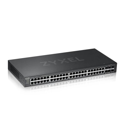 GS2220-50 : Zyxel 48-Port GbE L2+ Managed Switch with GbE Uplink