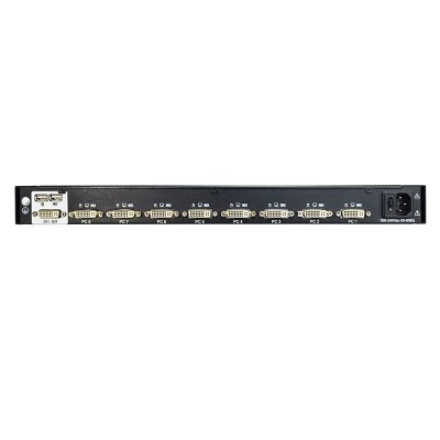 LD2708 : KINAN 17" Rackmount 8-Port DVI KVM Switch, FHD Display