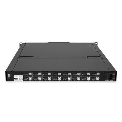 LH2716 : Kinan 1-Local 16-Port HDMI LCD KVM Console